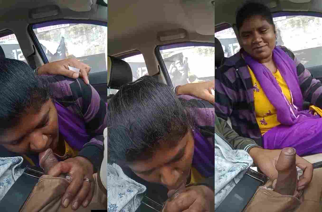Local Bhabhi Sucking Dick in my Car Video
