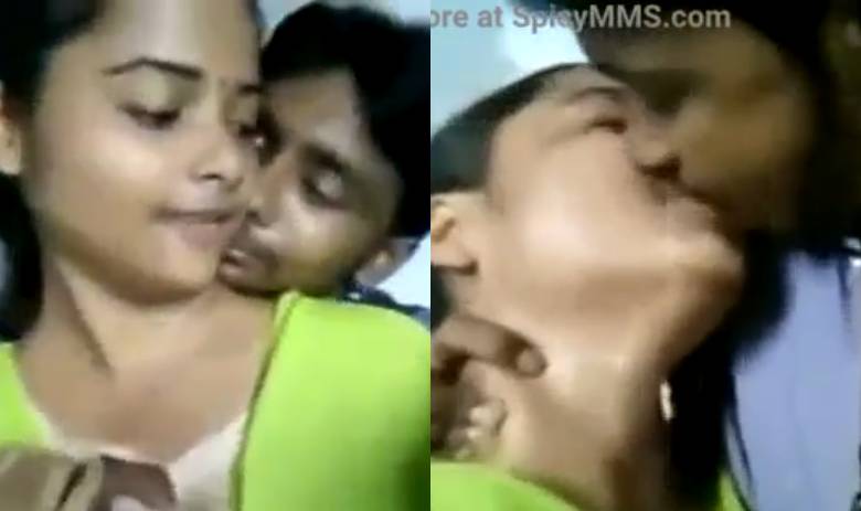Horny GF and BF Kissing HD