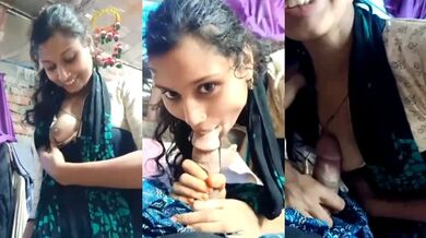 Cute Village girl boobs and Sucked her BF Big Dick HD