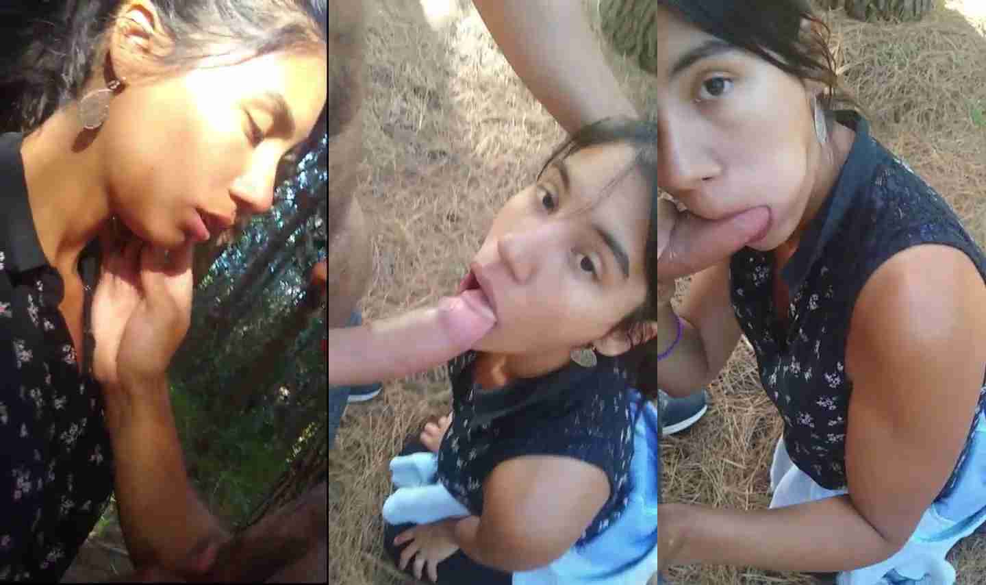 Sexy Indian Girl Prefect Blowjob in Jungle HD