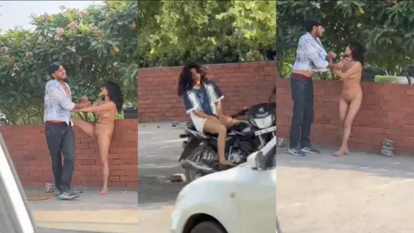 Viral Girl Naked On Road HD