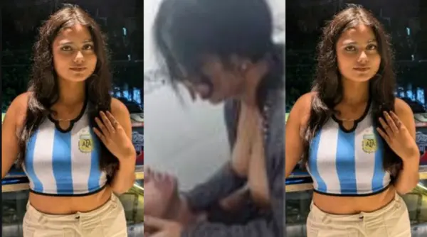 Sexy Bengali College Babe Riding in Restaurant HD