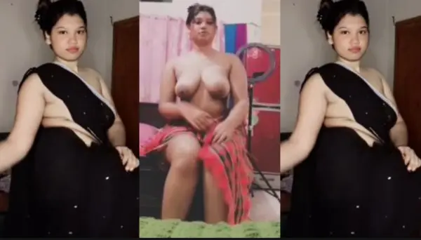 Sexy Bengali Tiktoker Press Boobs Dancing Fingering HD